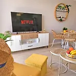 Апартаменты Sol, Morro Jable, Meerblick, Klimaanlage, Pool