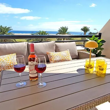 Sol, Morro Jable, Meerblick, Klimaanlage, Pool شقة