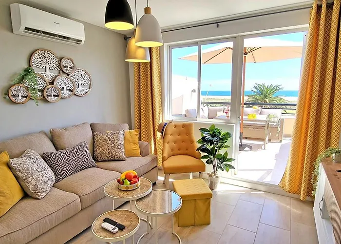 Sol, Morro Jable, Meerblick, Klimaanlage, Pool Apartman *